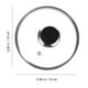 thumbnail image 5 of FELTECHELECTR Tapa de olla multifunción Tapa de vidrio para sartén Práctica tapa de olla Tapa de vidrio para sartén antigrietas, 5 of 6