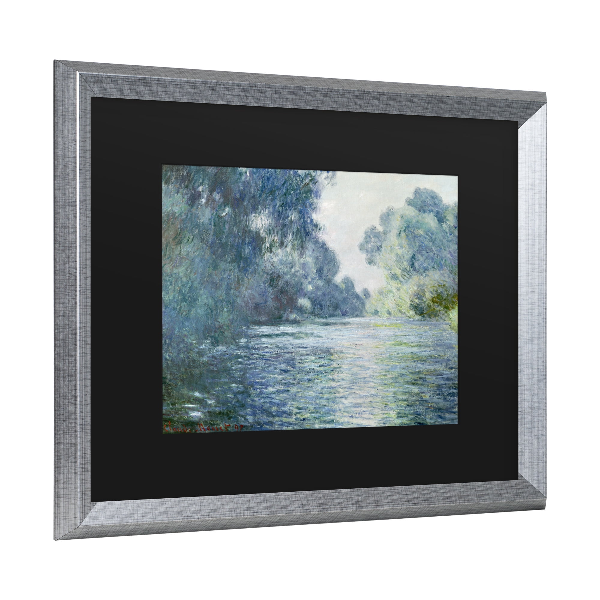 Trademark Fine Art 'Branch of the Seine near Giverny' Canvas Art by Claude Monet
