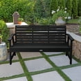 thumbnail image 5 of Highwood Weatherly 5-foot Garden Bench - 2-Person, Eco-friendly, Synthetic Wood, 5 of 8
