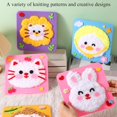 thumbnail image 3 of RuWeoMaa DIY Embroidery Doll Set, 2025 New DIY Childrens Embroidery Doll Set, Felt Animal Sewing Stuffed Craft Kit for Kids, Fun and Educational Animal Craft Set, 3 of 10