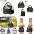 thumbnail image 5 of DISNIMO Boys Backpack, Dinosaur Print 3Pcs School Backpack Set with Lunch Bag & Pencil Case, 17 Inch Lightweight School Bag Travel Bookbag Daypack-, 5 of 7