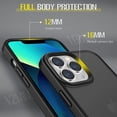 thumbnail image 4 of Compatible with iPhone Case,[ Drop Protection] Matte Translucent Anti-Fingerprints Full Body Protection Soft Shockproof Cover Phone Case (Green,iPhone 14 Pro), 4 of 4