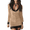Khaki, variant on Women's Club Dress Velvet Lace Detail Button Front Retro Style Party Cocktail Dress for Spring Fall Night Out,Black,L