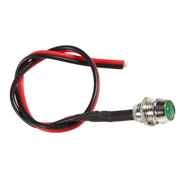 Bombillas De Luz Indicadora LED Para Coche, 4 Unidades, 12 V, 0.315 In, Panel LED, Luz De Advertencia Para Tablero Piloto, Lámpara Indicadora Para Coches, Furgonetas