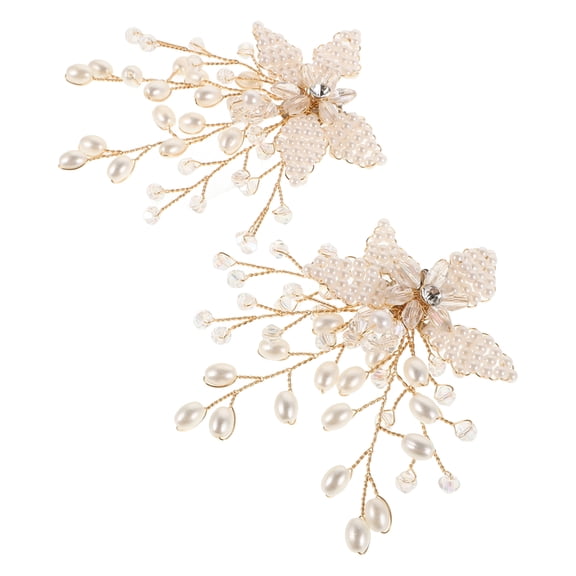 YUYUETIME Golden Crystal Shoe Buckles cate Clips for Elegant High Heels