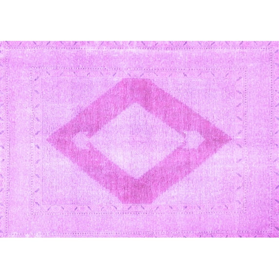 Ahgly Company Indoor Rectangle Persian Purple Traditional Area Rugs, 2' x 3'