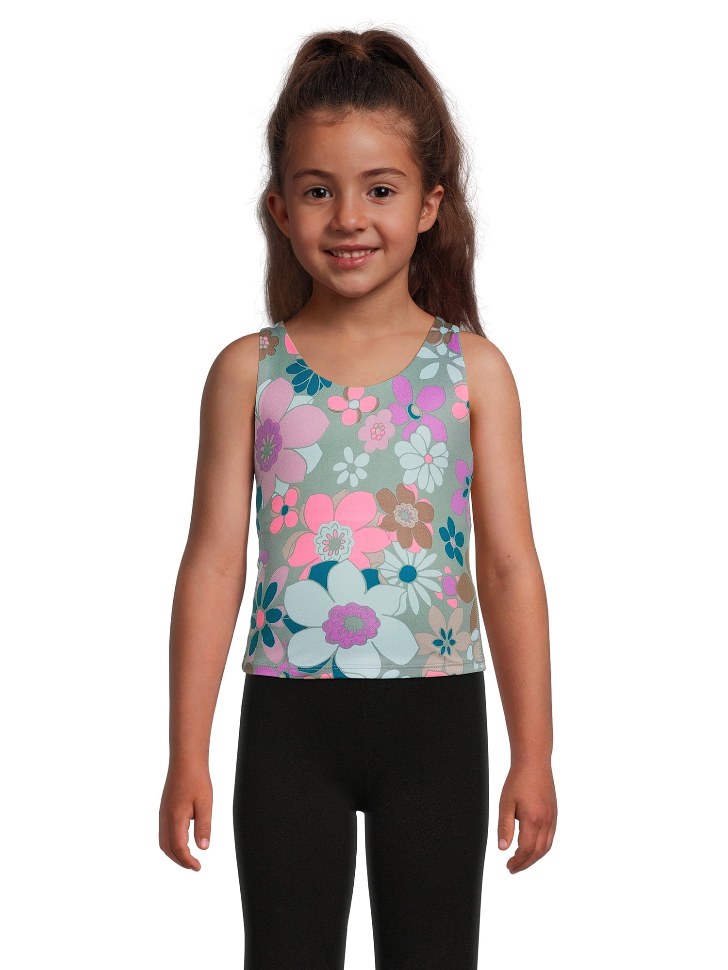 Athletic Works Girls Knit Longline Bra