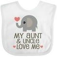 thumbnail image 3 of Inktastic Aunt and Uncle Love Me Nephew Boys or Girls Baby Bib, 3 of 4