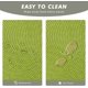 thumbnail image 4 of Placemats, Round Placemats Set of 6, Round Table Mats for Indoor and Outdoor Dining Table, Washable Woven Non-Slip Placemats,15 inch (Lime Green), 4 of 4