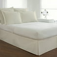 thumbnail image 2 of Fresh Ideas Bedding Tailored Bed Skirt, Classic 14” Drop Length, Pleated Styling, Twin, Ivory, 2 of 6