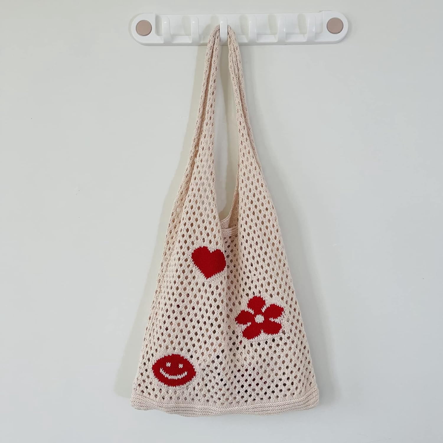Kukuzhu Fairy Tote Bag Aesthetic Tote Bag Y2k Bag Tote Bag Aesthetic Y2k Crochet Tote Bag Aesthetic