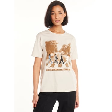 Time and Tru Women's Beatles Graphic Print T-Shirt, Sizes XS-XXXL