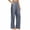 Dark Gray, variant on SEMPAI Women's Striped Wide Leg Pants Baggy Elastic Waist Lounge Pants Flowy Palazzo Trousers with Pockets Casual Fall Winter Outfits for Beach Vacation Blue L