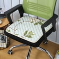 thumbnail image 4 of opvise Chair Cushion with Straps Dustproof Decorative Polyester Household Restaurant Dining Stool Cushion Pad for Daily Use Green, 4 of 8