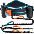 thumbnail image 1 of Correa para perros SparklyPets doble con bungee y cinturón manos libres, 1 of 7