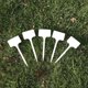 thumbnail image 4 of Large Plastic Plant Labels 6 Inch 50 Pack White Sturdy Extra Large T-Style Plastic Plant Labels for Flower beds,Plant pots, 4 of 5