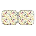 thumbnail image 7 of Xecao Vegetable for Foldable Car Sun Shades (2-Pack) offer sun protection with an easy-fold design for convenient windshield shading., 7 of 7