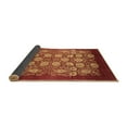thumbnail image 2 of Ahgly Company Indoor Square Oriental Brown Industrial Area Rugs, 4' Square, 2 of 4