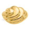 thumbnail image 5 of Real 14kt Yellow Gold Polished Swirl Dome Ring Size: 5; for Adults and Teens; for Women and Men, 5 of 5
