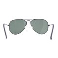 thumbnail image 4 of Mens Tempered Glass Lens Iconic Tear Drop Officer Sunglasses All Black, 4 of 4