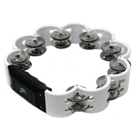 Flower Style 8 Double Row Metal Jingles Tambourine Percussion Musical Drum