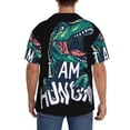 thumbnail image 3 of Kdxio Men'S Hawaiian Shirt For Men Short Sleeve Shirt Hungry Tyrannosaurus Summer Casual Holiday Beach Button Down T-Shirts, 3 of 5