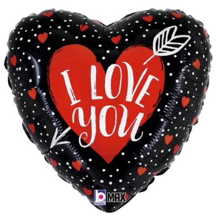 18" I LOVE YOU ARROW Balloon  Party Supplies Decorations Foil Mylar Balloon