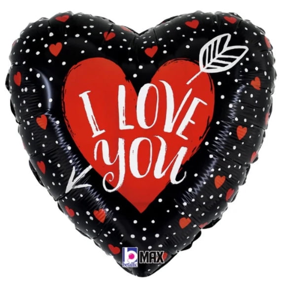 18" I LOVE YOU ARROW Balloon  Party Supplies Decorations Foil Mylar Balloon