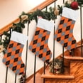 thumbnail image 4 of SKYSONIC Vintage Argyle Christmas Stockings 2PCS,Big Xmas Stockings Gift Decorations and Party Supplies,Used for Fireplace Decoration Socks Christmas Tree Decoration, 4 of 7