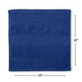 thumbnail image 4 of Mainstays Kids 8pk Washcloth, Blue, 4 of 5