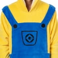 thumbnail image 5 of Minions Costume Adult Fleece Oversized Blanket Hoodie Sleeper Pullover Pajama Loungewear, 5 of 7