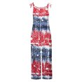 thumbnail image 4 of Dyegold Jumpers For Women Casual Summer Sleeveless Cute Mashroom Print Baggy Overalls Adjustable Spaghetti Strap Rompers, 4 of 5