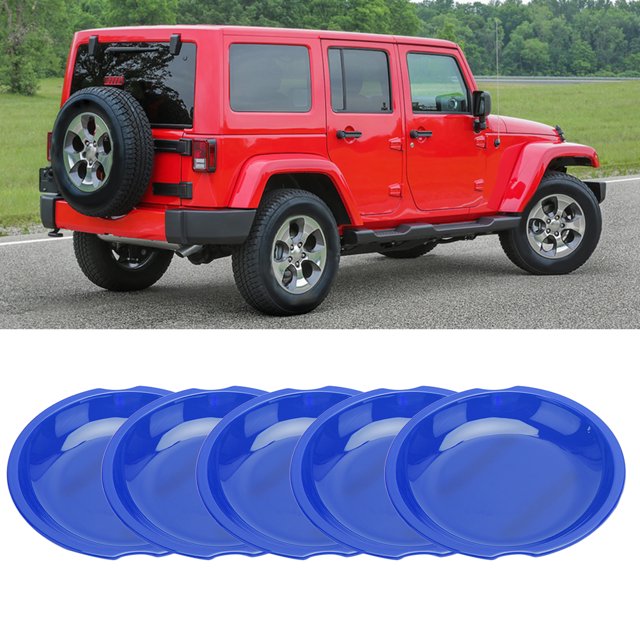 Cuenco para manija de puerta para Jeep, 5 piezas ABS para puerta exterior, manija de puerta, embellecedor para manija de puerta exterior, embellecedor para cuenco, uso conveniente