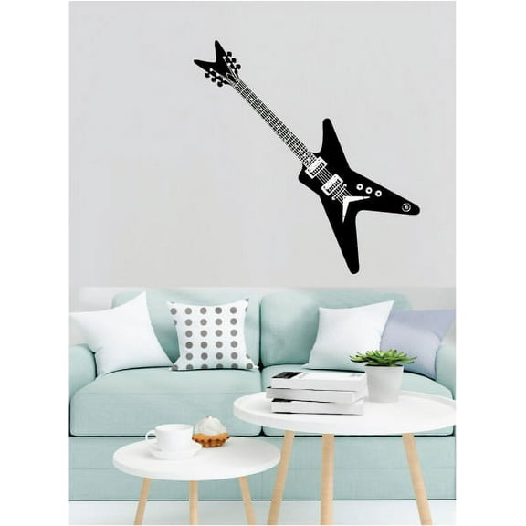 Guitar Sty1 Music Family Home Decor Vinyl wall art sayings Sticker Décor Decal