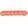 thumbnail image 1 of 50 Pcs Numbered Label Round Beautiful Beehive Tags for Beekeeping Animal Husbandry, 1 of 7