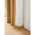 thumbnail image 2 of Bouclair Rideau Occultant Ocre Taha à Passe-Tringle et Pattes Arrière 54x96 Po (137x244 cm), 2 of 8