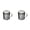 Silver 2PCS, variant on YoeXGDS 1PC Mini Pepper Grinder Shakers for Travel, Stainless Steel Grinder with Glass Body, Refillable Seasonings Grinder for Kitchen Cooking 2inch