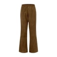 thumbnail image 6 of TRUBKH Corduroy Pants Women Flare Pants Bellbottoms Pants for Women Baggy Pants for Women Trendy Barrel Pants Women Brown 3xl, 6 of 7
