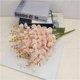 thumbnail image 5 of Cateissary Flor artificial 20 cabezas 5 ramas 50 cm Dormitorio interior Hotel Club de bodas Simulación decorativa Flores falsas Rosa Jardín y Patio Rosa claro, 5 of 6
