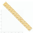 thumbnail image 2 of 10K Yellow Gold 15.0mm NUGGET Bracelet, 2 of 2