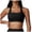 Black, variant on DAFEI Women's Crop Tank Tops with Built in Bra Workout Yoga Camisole Tops Basic Yoga Athletic Sleeveless Tank Top