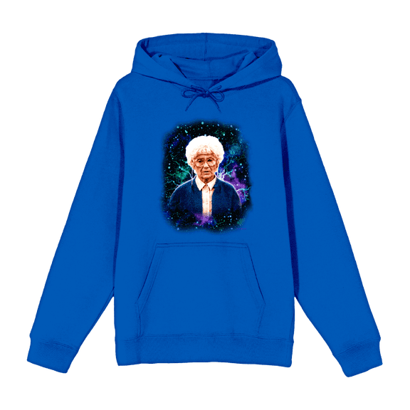 Golden Girls Sophia Galaxy Headshot Long Sleeve Unisex Adult Hooded Sweatshirt-XXL