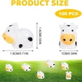 thumbnail image 2 of Mini animales de vaca Kawaii Wdftyju 25/100 Uds., 2 of 8