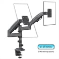 thumbnail image 1 of H180 Desktop Spring Monitor Arm 17-30inch Dual Monitor Holder Mount Arm Full Motion Display Stand Loading 2-9 Kgs, 1 of 5