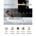 thumbnail image 4 of Black Stars Graduation Blackout Curtains for Bedroom, Thermal Insulated Drapes, Yellow White Star Modern Art Black Out Curtains 63 Inch Long Room Darkening Kitchen Curtains 42"x63" 2 Panels, 4 of 8