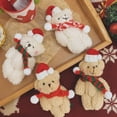 thumbnail image 4 of Oso De Peluche Árbol De Navidad Colgantes Suave Mini Oso Muñeca Juguete Lindo Rubor Oso Para Niño Niña Niños Regalo 4 Uds Monstrate HA038232-00, 4 of 6