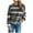 Gray, variant on Sweaters for Women Long Sleeve Round Neck Contrast Color Knitted Sweater Fall Winter Pullover Top