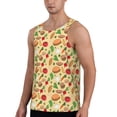thumbnail image 2 of Pofeuu Herb Of Burger Print Men's Workout Tank Tops Sleeveless Muscle Gym Shirt Quick Dry-Medium, 2 of 7