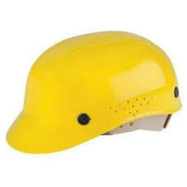 North Safety 068-BC86020000 BC86 Lowhazard Vented Bump Cap Deluxe Suspension - Yellow
