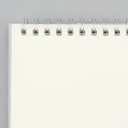 80 Sheets Top Wirebound Notebook Useful Comfortable Thickened Paper Practical Notebook A6 Blank Type